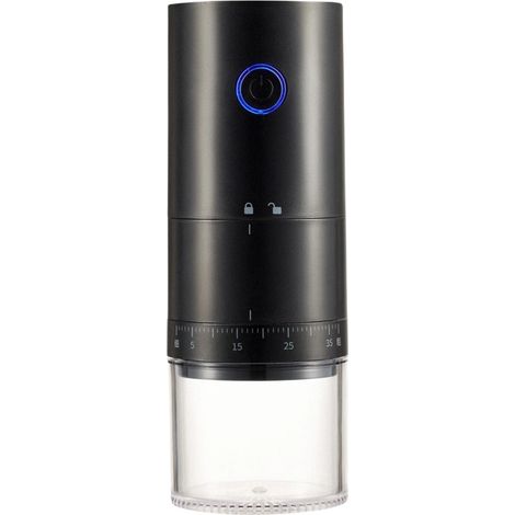 Tragbare elektrische Kaffeemühle, USB-aufladbare Kaffeemühle, elektrische Kaffeemühle, Kaffeemühle für gemahlenen Kaffee