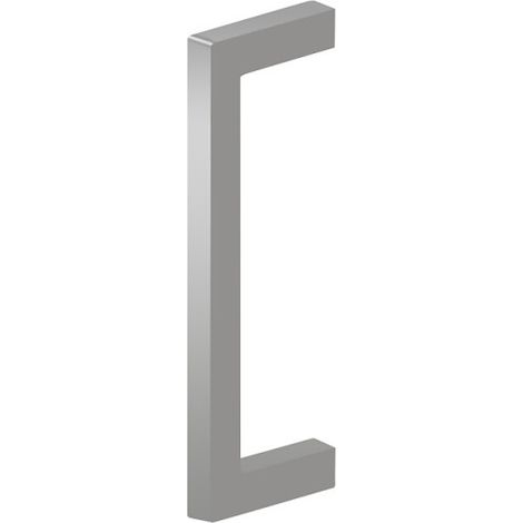 Griff eckig, selbstklebend, Metall, 2 Stk., 41x113,5 mm, silber (1/5)