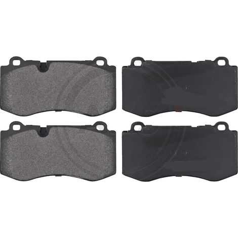 KIT PASTIGLIE FRENO ANTERIORI compatibile con MERCEDES-BENZ CLASSE S (W221) / PASTIGLIE FRENANTI AUTO OEM P 50 074 / A 00 470, / SOSTITUZIONE DIRETTA / BASSA POLVERE / SILENZIOSO (1/4)