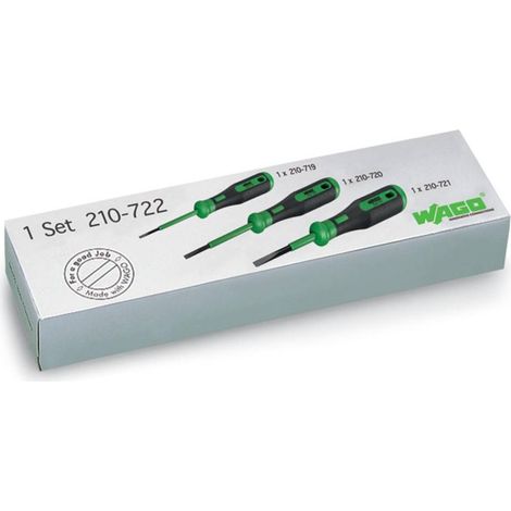 Wago – Pince à dénuder 210722 – Capacité de dénudage 0,5 à 6 mm² – Pour câbles souples et rigides – Kit d'outils de manipulation