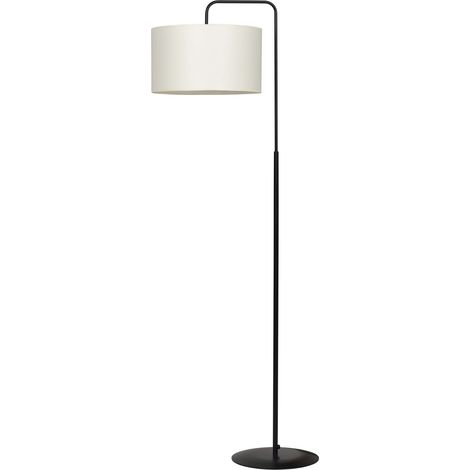 Lampada da terra Emibig Trapo nera/ecru E27 150 cm (1/4)