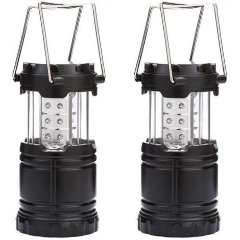 2 einzeln verpackte Campinglampen, hell und tragbar, Überlebenslampe, kompakte Größe - 18 LEDs (1/5)