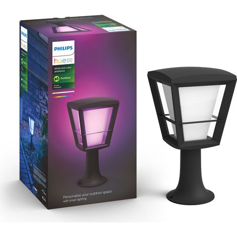Philips Hue Econic LED Sockelleuchte schwarz (1/5)