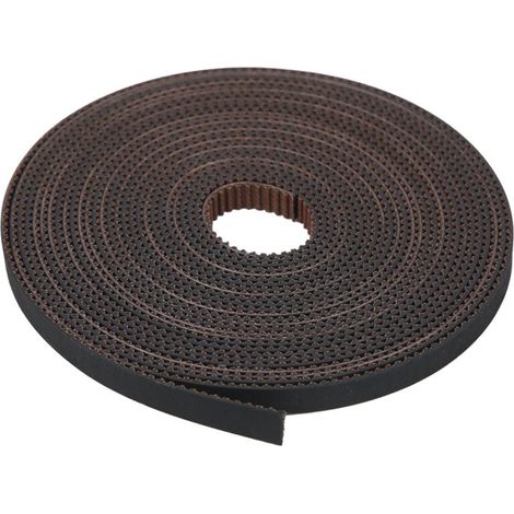 Courroie de distribution en caoutchouc GT26mm haute résistance, flexible, antidérapante, synchrone, noire (5 m 16,4 pi)