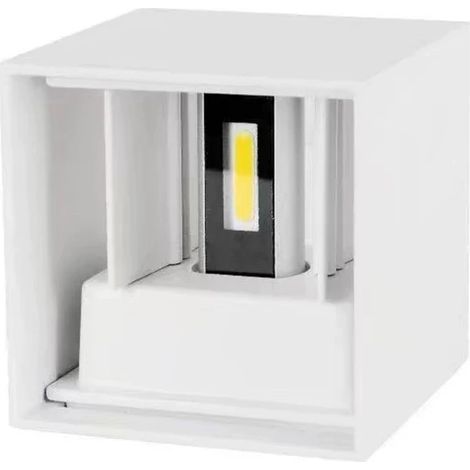 Lampe murale pour außen, IP65, Up & Downlight + Lampe LED 501lm, blanc, blanc chaud (1/5)