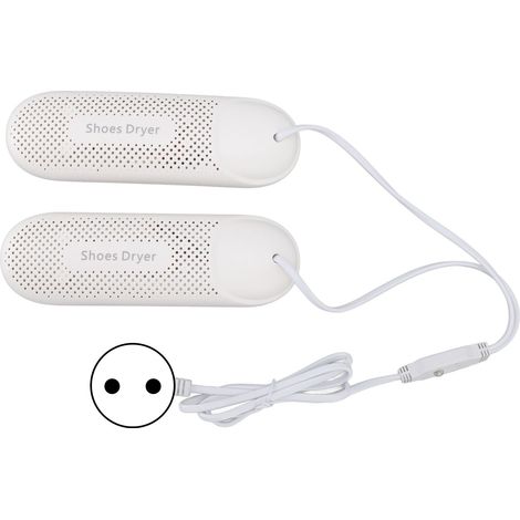 Sèche-chaussures 12W 360° stérilisation désodorisation contrôle précis température portable prise UE standard 220V (1/5)
