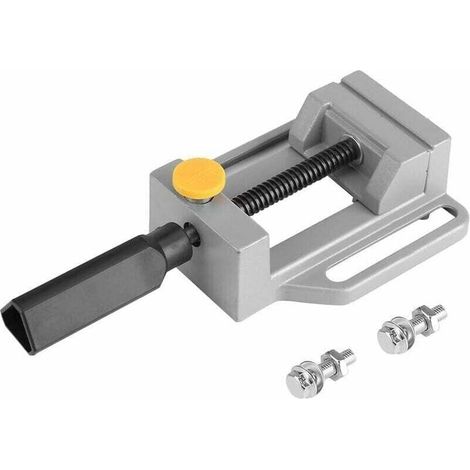 Fester Schraubstock aus Aluminiumlegierung für Säulenbohrmaschinen, Schnitzwerkzeuge, Schmuckherstellung, Kunsthandwerk, Spannbank-Set. (1/4)