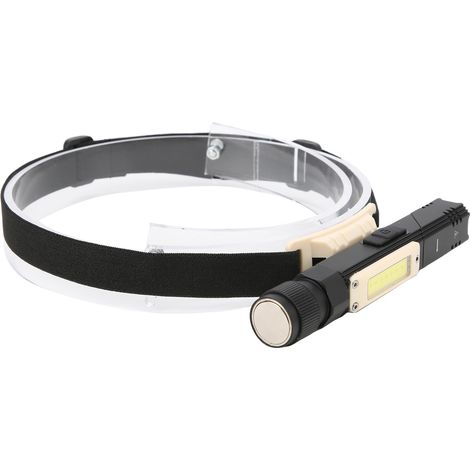S21 USB-wiederaufladbare, tragbare Taschenlampe mit drehbarem Kopf für Camping und Patrouillen (1/5)