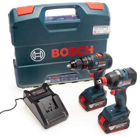 BOSCH GSB18V-55+GDX18V-200 18v Twin pack (1/4)