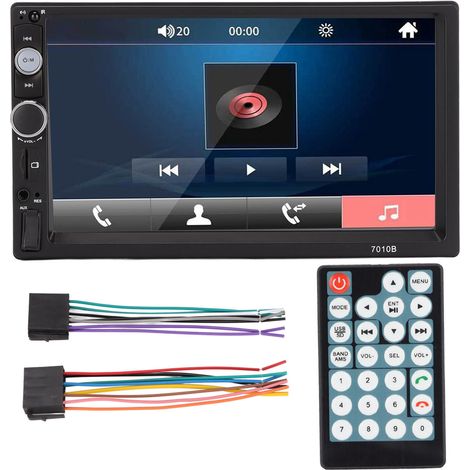Autoradio MP5 7 pouces avec récepteur stéréo multimédia Bluetooth Mirror Link et télécommande pour Android (1/5)