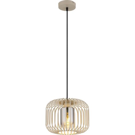 Globo - lámpara colgante - ALFRED - beige - metal - Ø 28cm - E27 (1/3)