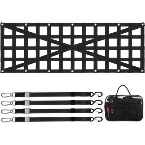 Filet de hayon - 1370 x 470 mm filet de chargement robuste pour (1/5)