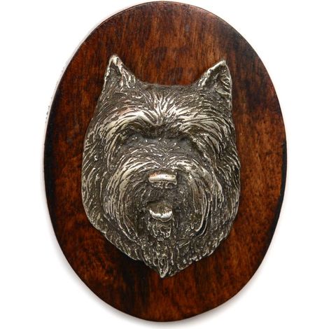 Cairn Terrier II - broche para exposición canina, clip para babero, pin para perro de Art-Dog (1/4)