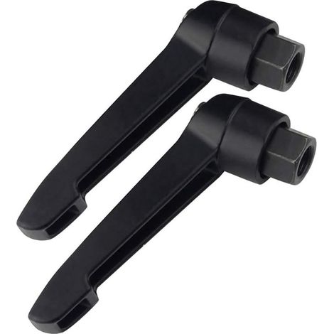 Quincaillerie Fixation Levier de Serrage Boutons Poignée - Réglable Forme de L Serrage Poignée Machine Boutons Femelle ou Male Filetage M12 (1/5)
