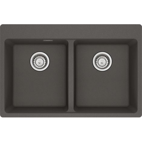 Franke Centro MRG 620-34-34 FTL. Tipo di lavello: Lavello montato su piano, Forma del lavandino: Rettangolare, Materiale del lavandino: Fragranito. Larghezza: 760 mm, Profondità: 500... - 114.0714.187