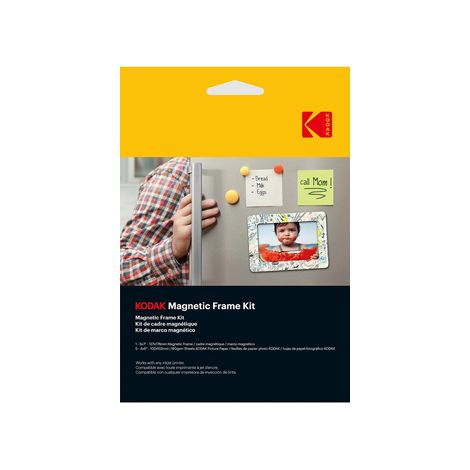 Kodak Cadre Magnétique Transparent 10x15 cm avec Papier Photo (1/5)