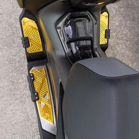 1 pair of new non-slip floor mats for CNC modified Honda FORZA 300/350 pedals (1/5)