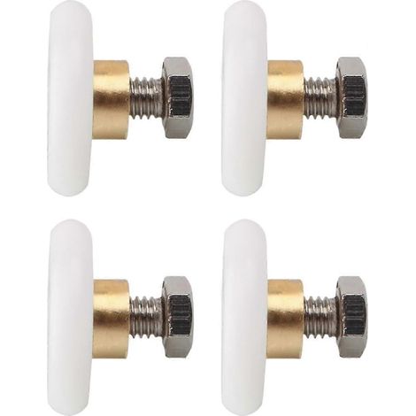 roulettes de porte de douche coulissantes, diamètre 19 mm, pièces de rechange (1/5)