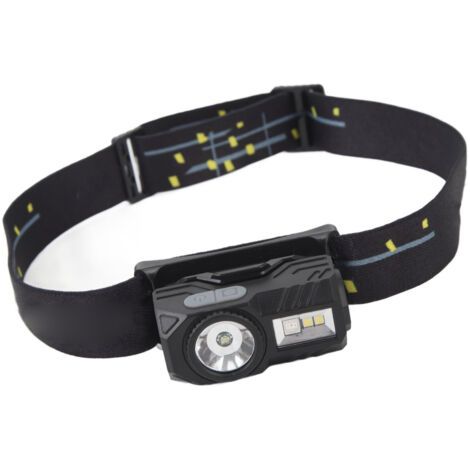 Lampe frontale magnétique à LED à plusieurs sources lumineuses, capteur de mouvement, rechargeable, légère, avec clip pour capuchon, pour l'extérieur,DUBUNS (1/5)