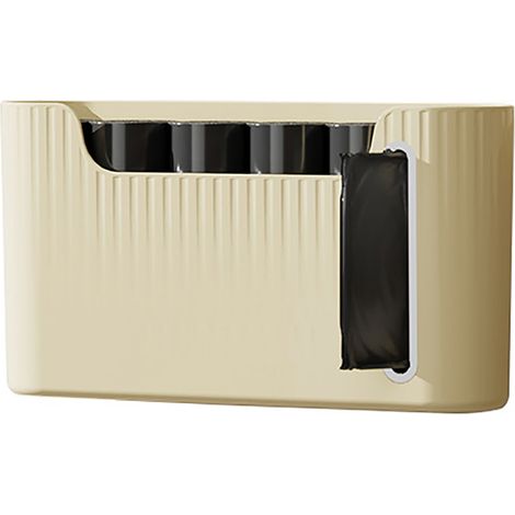 Support sacs poubelle mural polyvalent grand volume sans perçage boîte rangement plastique pour maison cuisine (1/3)