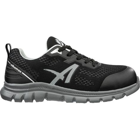 Albatros Levitate Grey Low S1PS SR Vegane Arbeitshalbschuhe - 40 EU - Schwarze (1/5)