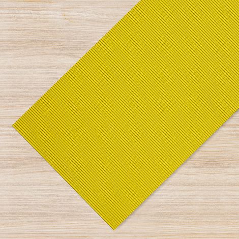 Passatoia Cucina Tappeto Multiuso H 65 Cm In Gomma Forata Morbido Antiscivolo Ingresso Bordi Piscina Sottolavello Scendidoccia Credenza Giallo - 65x100Cm (1/5)