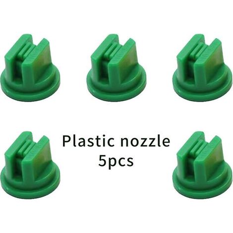 5pc Plastic Nozzle 110 Degree Flat Fan Nozzle Is Suitable For Industrial And Agricultural Landscape Cleaner Application (1/5)