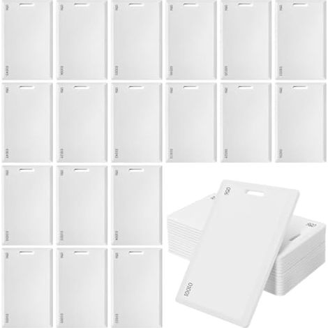 Cartes de proximité Weigand Prox Swipe 26 bits, 125 kHz H10301 PVC ISO Carte de proximité compatible avec les lecteurs et systèmes de format ISOProx 1386 1326 H10301 (50) (1/5)