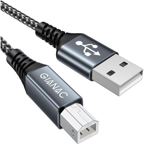 Câble Imprimante USB [2M] Cable USB Imprimante Cable USB B (1/5)