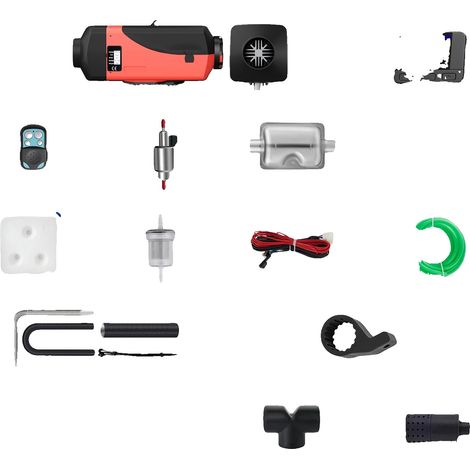 Chauffage à air diesel, 2KW de puissance, contrôle LCD intelligent, 2KW (1/2)