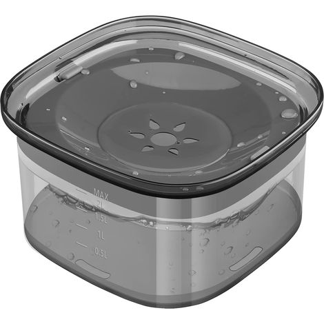 Gamelle d'eau pour chien 2L anti-fuite et antidérapante, distributeur d'eau de voyage pour chien (1/5)