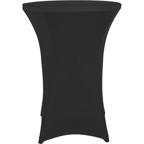 Perel Standing table cover Copertura per tavolo alto Nero FP201