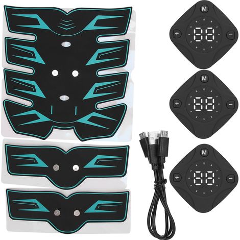 Patch abdominale EMS ajustable pour entraînement musculaire à domicile - Équipement de fitness stimulant (1/5)