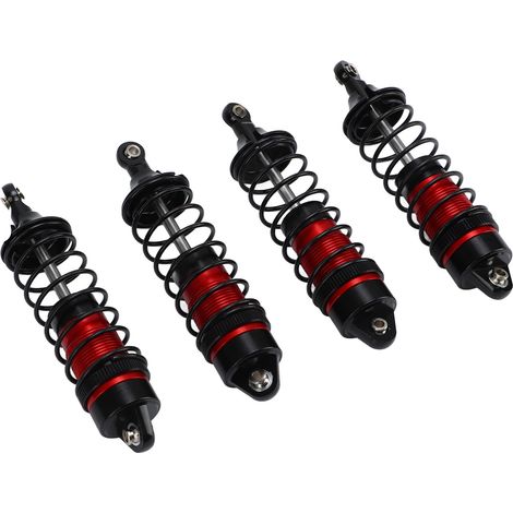 Kit de 4 amortisseurs de 100 mm en alliage d'aluminium pour voitures RC Arrma, Traxxas et Losi à l'échelle 1/10. (1/5)