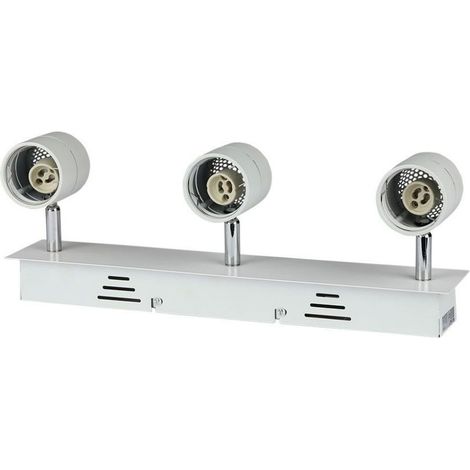 V-TAC Portafaretto LED Triplo da Incasso 3GU10 Colore Bianco Orientabile (1/5)