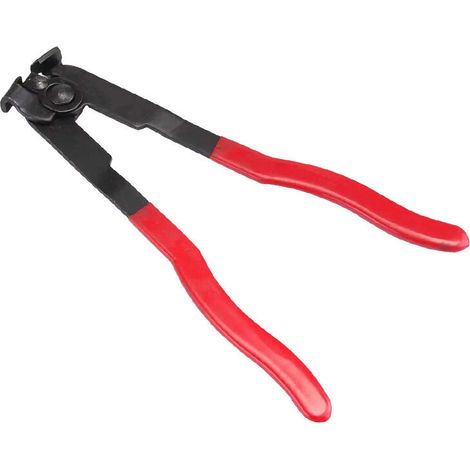 Pinza per fascette stringitubo da 235 mm, pinza per fascette stringitubo flessibili per auto, soffietto in acciaio al carbonio, pinza per fascette stringitubo universali, morsetto flessibile per ripar