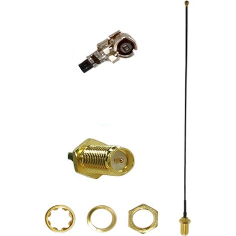 Cable pigtail uFL hembra / conector SMA-RP RF1.13 15cm