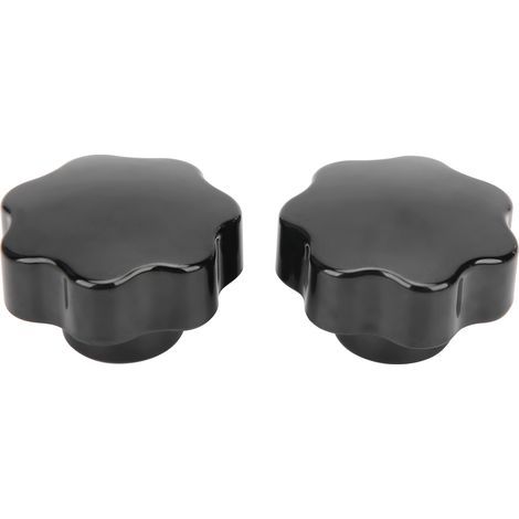 Female threaded clamping button, 7-star head nuts, M12 x 65 industrial accessories, 2 pieces (1/5)
