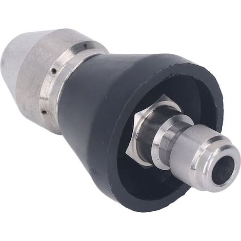 Hochdruckreiniger-Turbodüse, spitz, 5000 PSI, Mini-Kompakt-Turbodüse aus Edelstahl, Ersatzteil für mittleren Düsenkopf hinten, 6 Bohrungen, 1/4 Zoll NPT (1/5)
