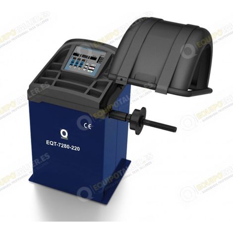 EQT – Équilibreuse de roue 0,20Kw – Vitesse 200 tr/min – Diamètre jante 252-610mm – Largeur jante 40-510mm – Charge max 65kg