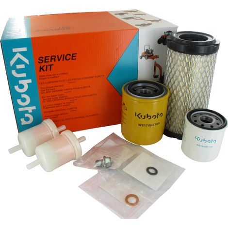 Kit de mantenimiento de 1000 horas para Kubota modelos G23, G23 II, G23-3, G23, que incluye filtro de aceite, filtro de diésel y filtro de aire
