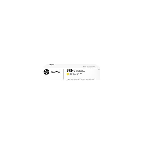 HP 981YC - Rendimiento extra alto - amarillo - original - PageWide - cartucho de tinta Contract - para PageWide Managed Color MFP E58650dn, PageWide M