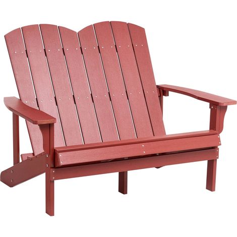 Gartenbank ADIRONDACK 125 cm Rot (1/5)