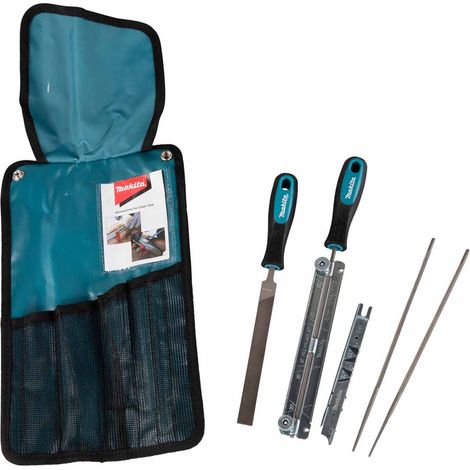 Makita D-72160 4.5mm Chainsaw Chain Sharpening Set Roll Up Pouch (1/5)