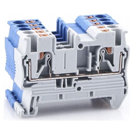 Conector de carril ZUG de 1 piso PT 2.5 para carril DIN (1/5)