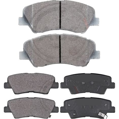 KIT PASTIGLIE FRENO ANTERIORI E POSTERIORI compatibile con INFINITI G COUPE / PASTIGLIE FRENANTI AUTO OEM FDB4284 FDB1881,FDB4324 FDB4312 / SOSTITUZIONE DIRETTA / BASSA POLVERE / SILENZIOSO