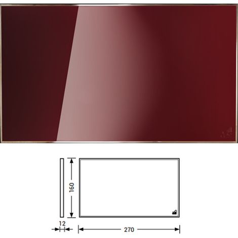 Placca Di Comando - TODINI - Bordeau x - Scarico Singolo - Compatibile Con Cassette Linea IDEA AIR - In Abs e Ple x iglas