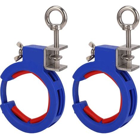 2 reinforced nylon cable guide rollers - Adjustable stainless steel pulleys for indoor/outdoor cable pulling (installation kit) (1/5)
