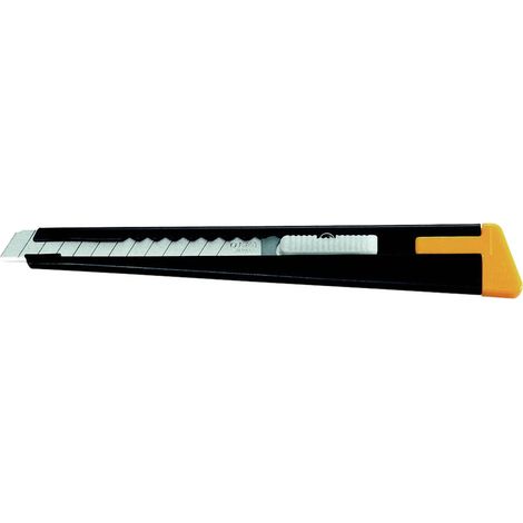 Cutter Olfa 180 nero con lama in acciaio al carbonio robusta