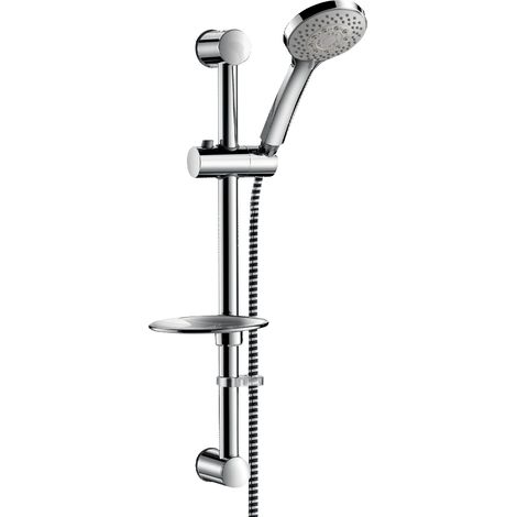 Delabie Brausegarnitur 5 Strahlarten mit Brausestange D25mm